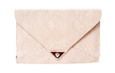 Red Snakeskin Clutch
