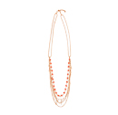 Mixed Media Coral Necklace