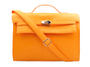 Neon Orange Messenger Bag