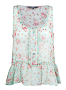 Floral Peasant Tank