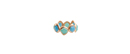 Jagged Turquoise Stone Bracelet