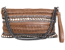 Boho Chain Link Woven Clutch