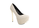 Chunky Studded Platform Heels