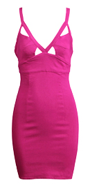 Keyhole Mini Dress