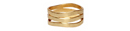 Gold Wave Cuff Bangle