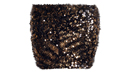 Mini Skirt in Black & Gold Sequins