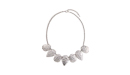 Battered Statement Necklace