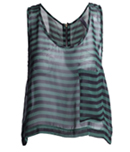 Striped Cropped Top
