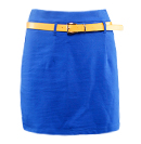 Belted Mini Skirt