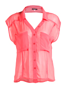 Sleeveless Sheer Top