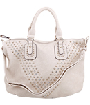 Studded Chevron Bag