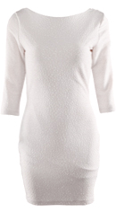 Glitter Draped Back Dress