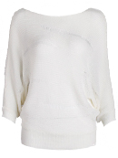 Open Knit Asymmetrical Sweater
