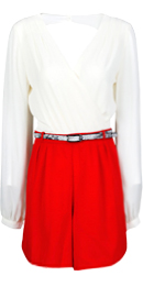 Color Block Romper