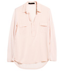 Poly-Rayon Paneled Shirt