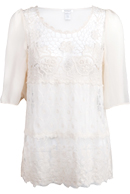 Delicate Lace Front Top