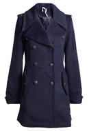 Classic Trench Coat with Detailed Buttons