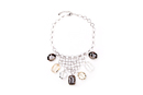 Silver Sparkle Bib Necklace