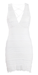 Lacy Laced Up Dress