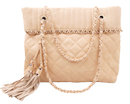 Quilted Fringe Tote