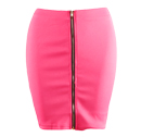 Coral Zippered Skirt