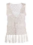 Crochet Fringe Vest