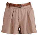 Khaki Flounce Shorts Bottom