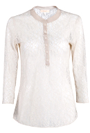 Lace Button Down Blouse