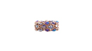 Raindrop Bead and Chain Bracelet