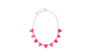 Pink Triangle Chain Necklace