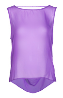 Sheer Drape Back Top