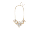 Elizabeth Stone and Crystal Floral Necklace