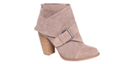 Suede Western Buckle Booties