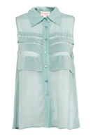 Mint Sleeveless Blouse