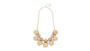 Two Tiered Circle Stone Necklace