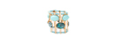 Rustic Stone Cage Cuff