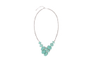 Sea Green Cluster Necklace