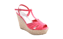 Pink T-strap Espadrilles