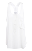 Sheer Button Down Tank