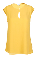 Faux Wrap Back Top