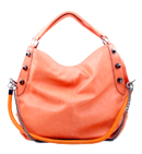 Stud and Chain Hobo Bag