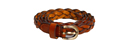 Faux Leather Braided Belt