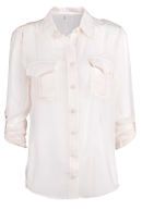 Sheer Utility Blouse