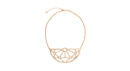 Half Moon Pendant Chain Necklace