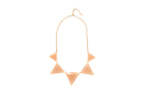 Geometric Triangle Necklace