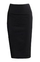 High Waist Jersey Skirt