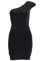 One Shoulder Evening Shimmer Dress