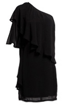 Chiffon One Shoulder Dress