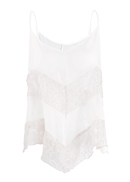 Lace Insert Asymmetrical Tank