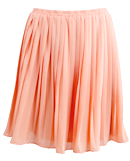 Pleated Peach Skirt